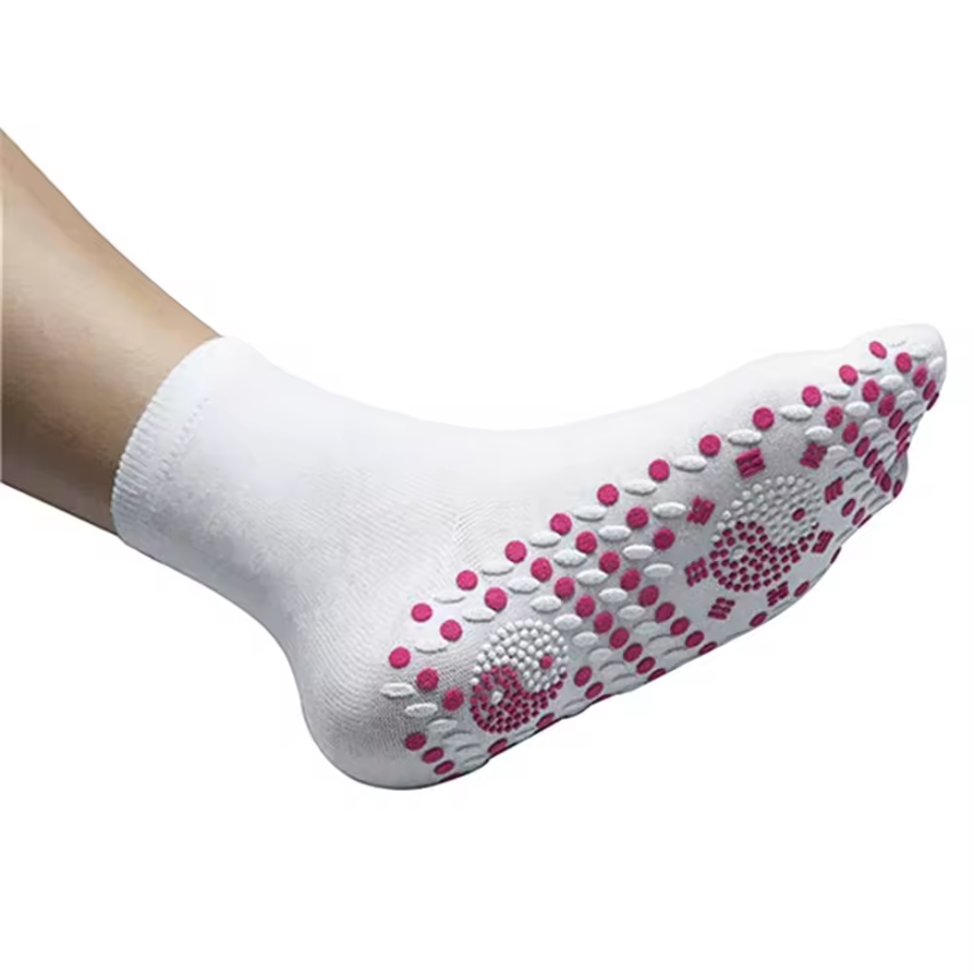 Self-Heating Socks with Magnetic Therapy – Warmth & Comfort (One Size Stretch Fit: UK 5–10)