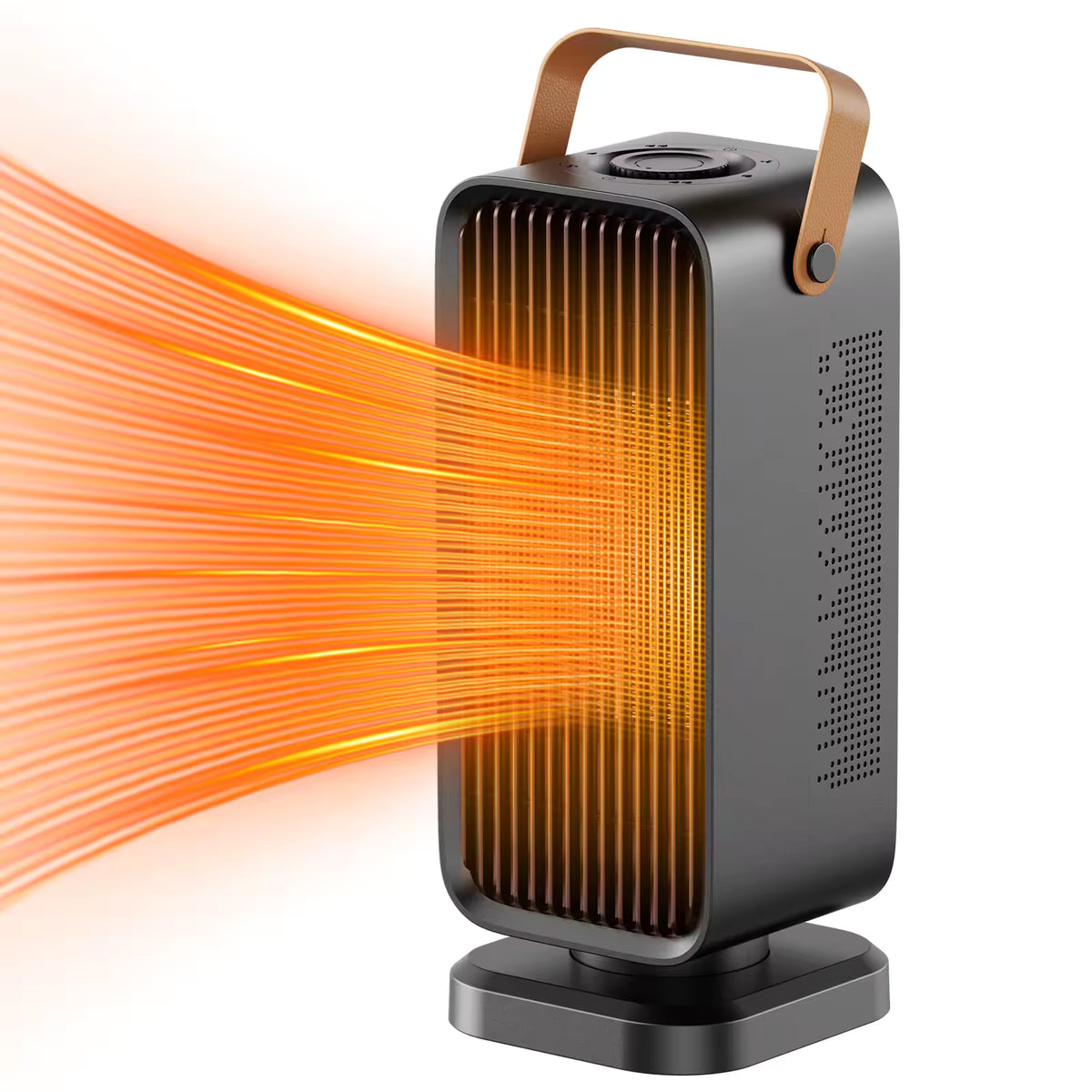 1200W Portable Electric Heater – Fast Heating Space Heater with Handle for Home & Office