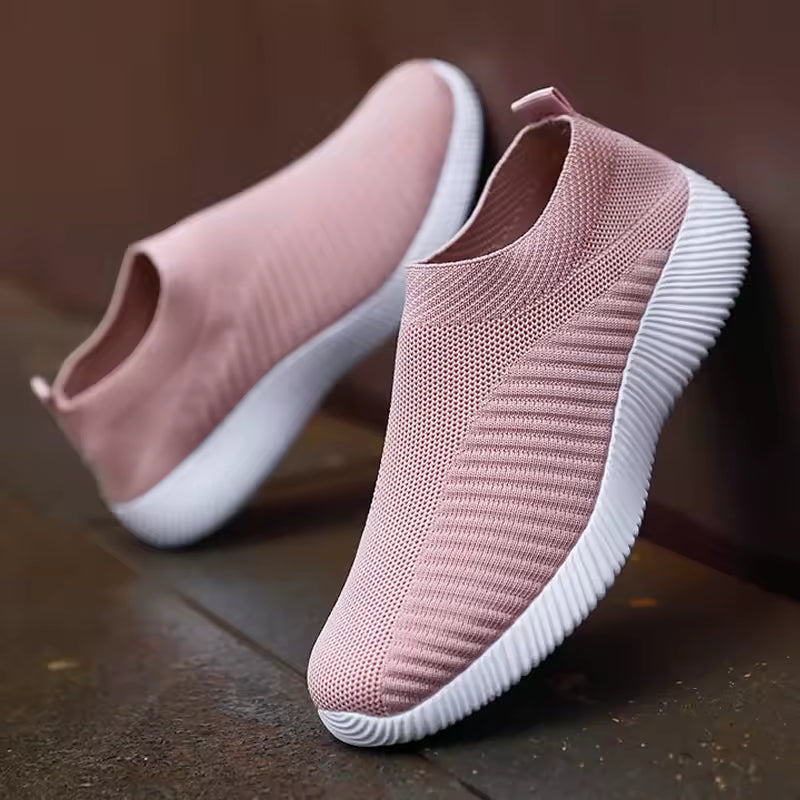 Women’s Orthopaedic Slip-On Walking Shoes – Lightweight Comfort S