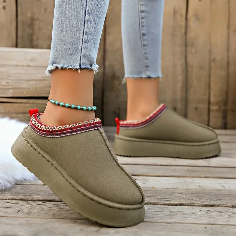 CozyFeet Suede Winter Slippers