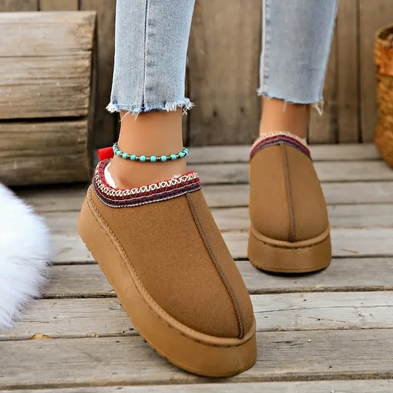 CozyFeet Suede Winter Slippers