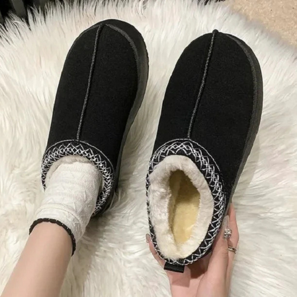 CozyFeet Suede Winter Slippers