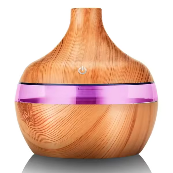 Wood Grain Ultrasonic Aroma Diffuser & Humidifier