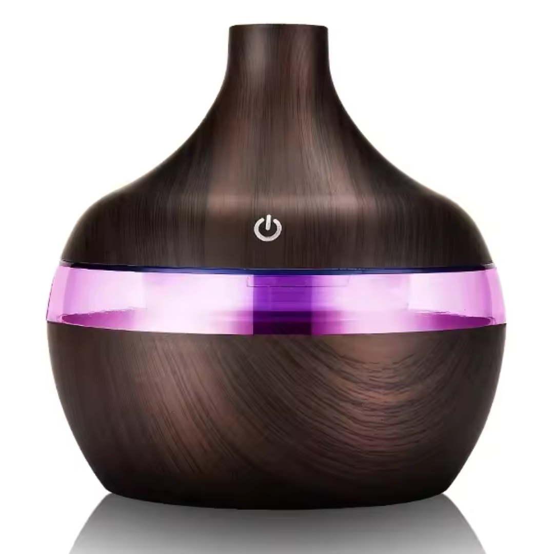 Wood Grain Ultrasonic Aroma Diffuser & Humidifier
