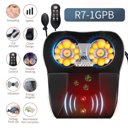 Electric Neck and Back Massager – Deep Tissue Relief & Heat Therapy
