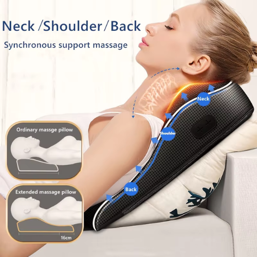 Electric Neck and Back Massager – Deep Tissue Relief & Heat Therapy