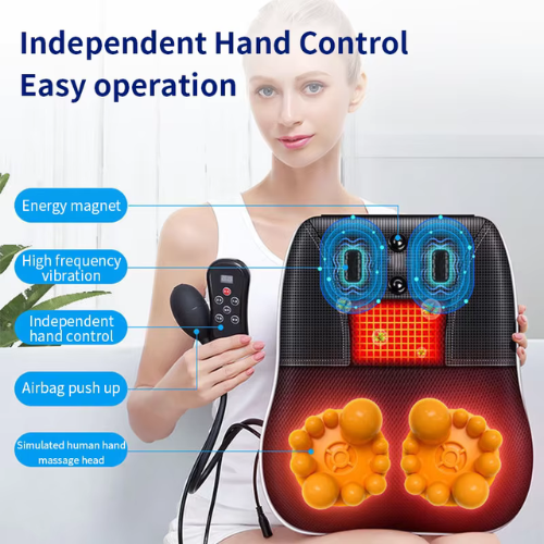 Electric Neck and Back Massager – Deep Tissue Relief & Heat Therapy