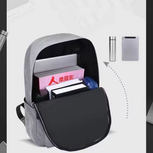 Oxford Backpack Unisex with USB Charging Port – School, University & Travel