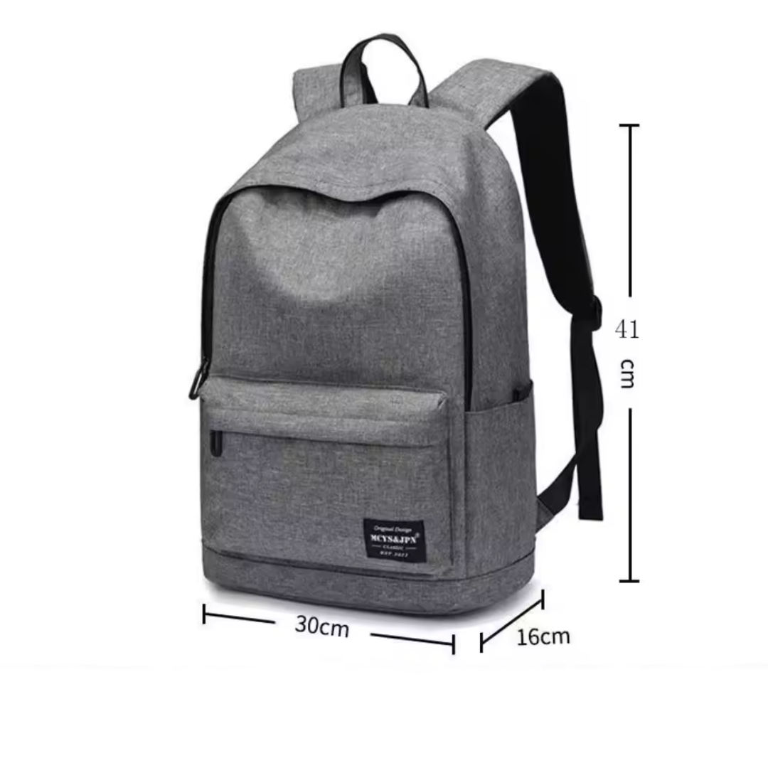 Oxford Backpack Unisex with USB Charging Port – School, University & Travel