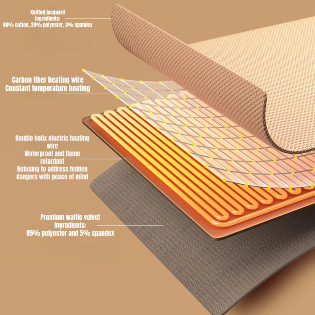 USB-Powered Wearable Electric Blanket – 3 Heat Levels