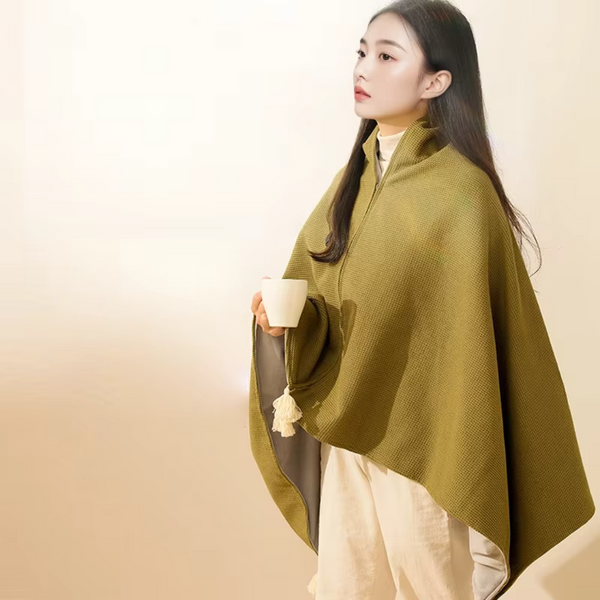 USB-Powered Wearable Electric Blanket – 3 Heat Levels