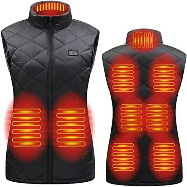 Heated women's jacket