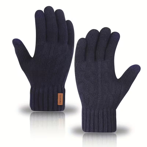 Alpaca Fleece Touchscreen Winter Gloves – Soft, Warm Unisex Design | iWarm