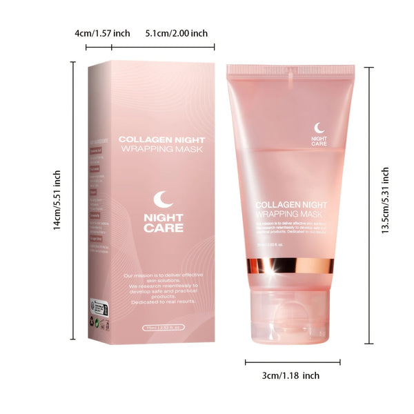 Collagen Night Care Wrapping Mask with Applicator Brush