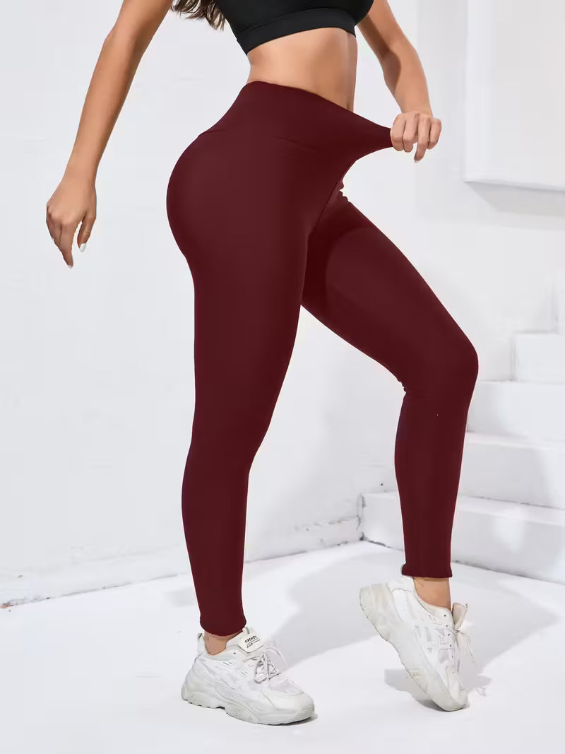 Women’s High-Elasticity Thermal Yoga Leggings
