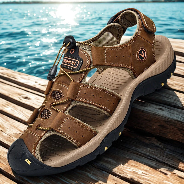 Men's Genuine Leather Summer Sandals