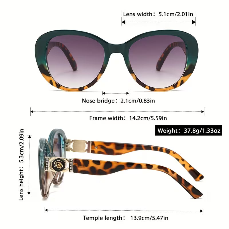 Women’s Oversized Gradient Sunglasses – Stylish Fashion UV Protection Shades