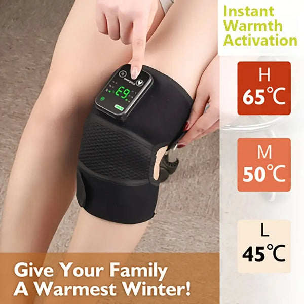 Electric Heated Knee & Shoulder Massager with Vibration
