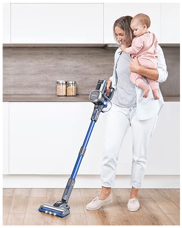 Cordless Vacuum Cleaner Lubluelu | Lightweight 6-in-1, 27kPa Powerful Suction – Perfect for Carpet, Floor & Pet Hair