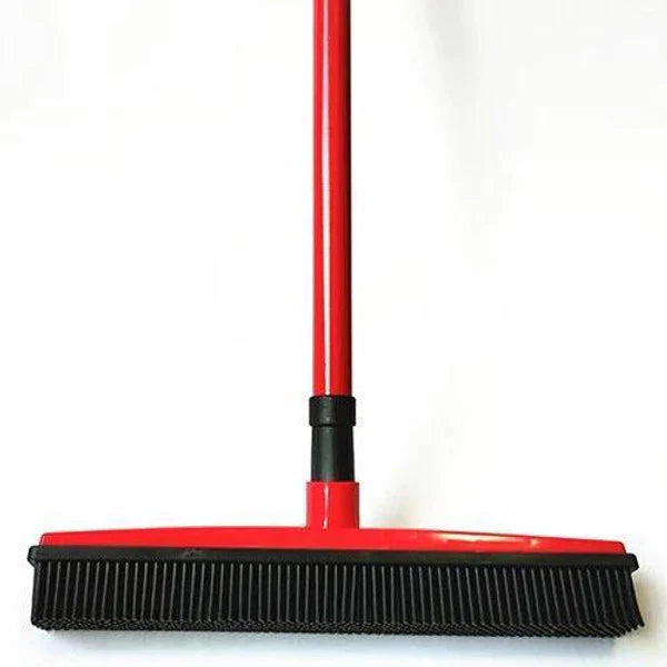 Multifunctional broom with telescopic handle for pet hair