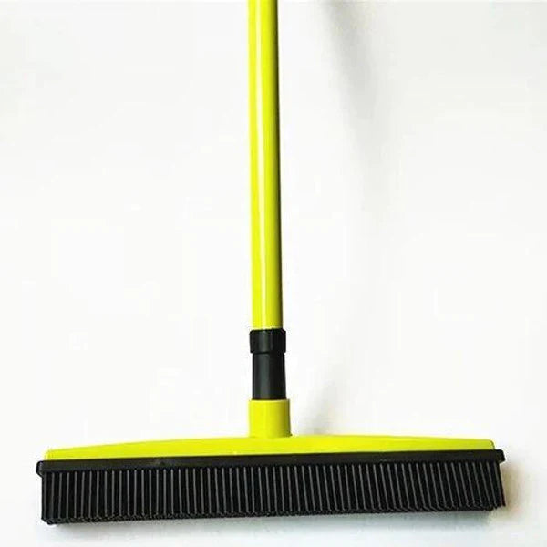 Multifunctional broom with telescopic handle for pet hair