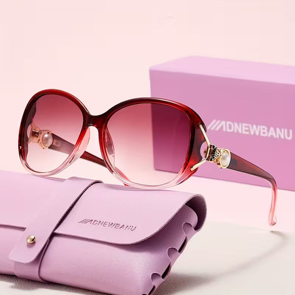 Women’s Vintage Pearl Sunglasses – Elegant Designer Fashion Shades