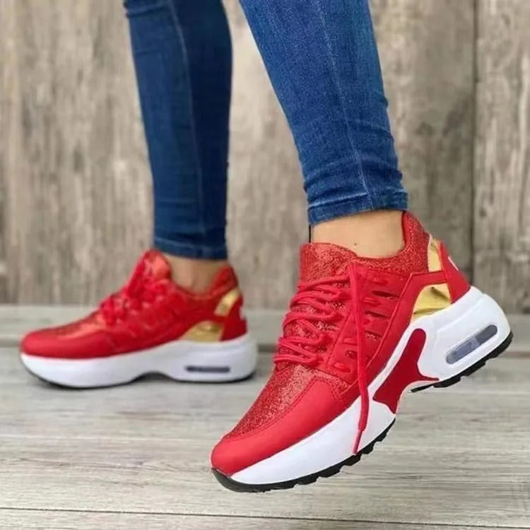 Women's Fashion Sneakers | Air Cushion Sole & Lightweight Comfort