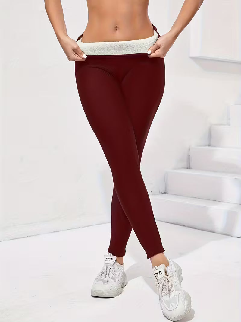 Women’s High-Elasticity Thermal Yoga Leggings