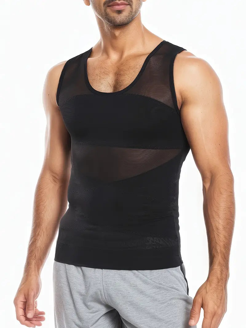 Men’s Compression Slimming Undershirt Tank Top