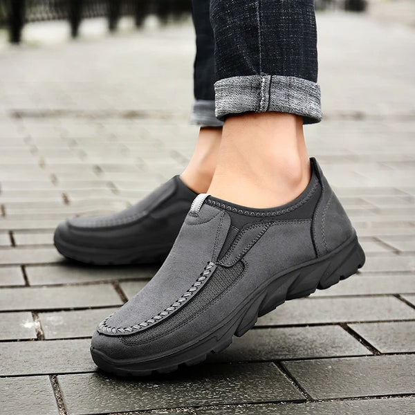 Men’s Slip-On Casual Loafers – Comfortable, Waterproof & Non-Slip Shoes