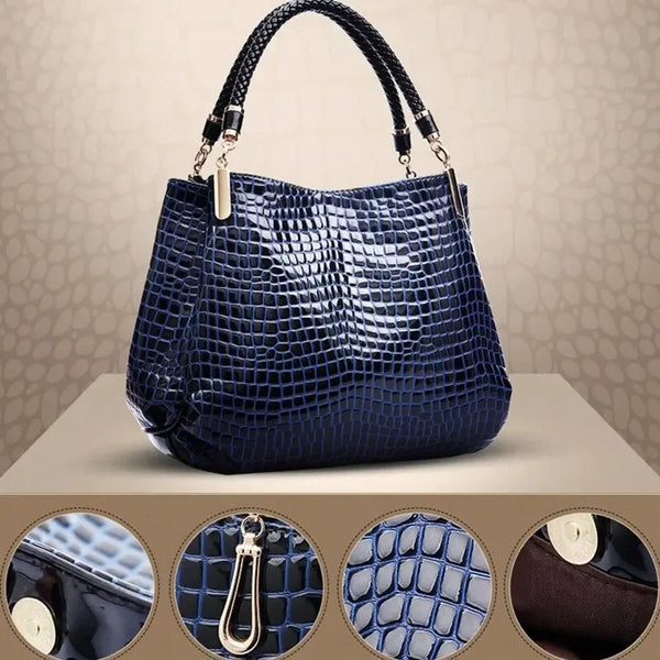 Crocodile Print Handbag – Elegant, Stylish & Timeless Luxury Bag