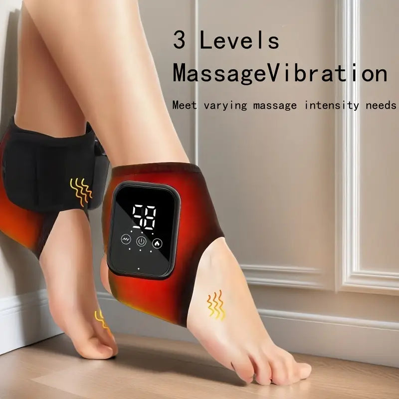 Portable Foot Massager with Ankle Support & Vibration