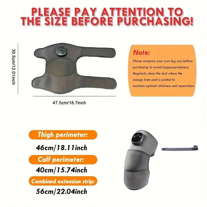USB Heated Knee & Shoulder Pain Relief Massager