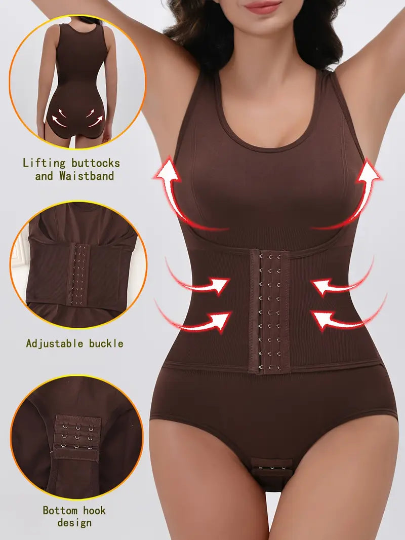 Women’s Slimming Tummy Control Shapewear Bodysuit - Sienna
