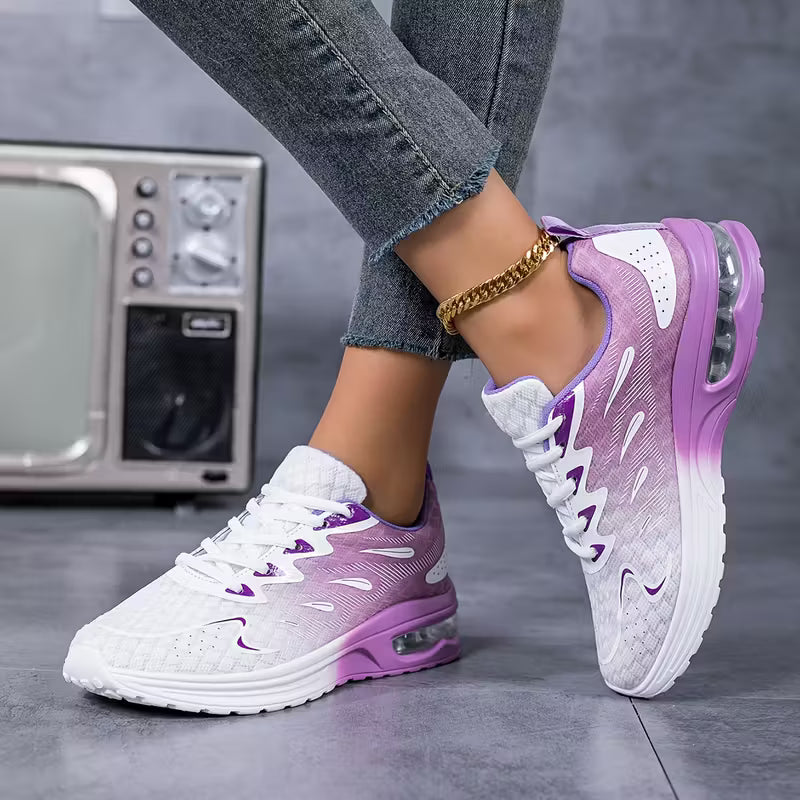 Women’s Breathable Mesh Cushioned Running Sneakers