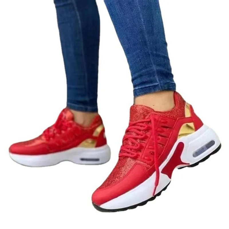 Women's Fashion Sneakers | Air Cushion Sole & Lightweight Comfort