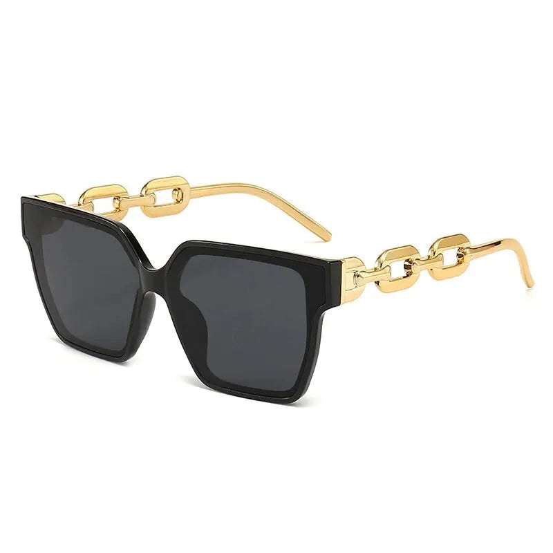 Vintage Rectangle Cat Eye Sunglasses