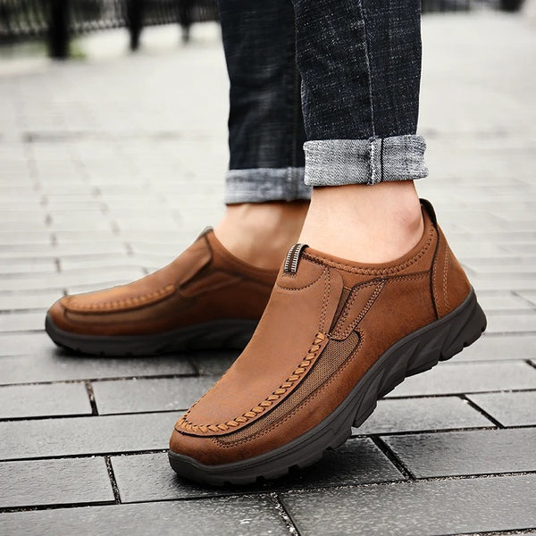 Men’s Slip-On Casual Loafers – Comfortable, Waterproof & Non-Slip Shoes