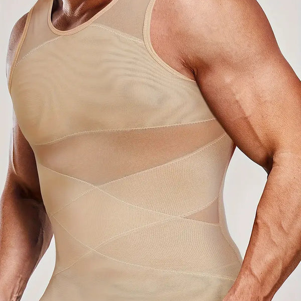 Men’s Compression Slimming Undershirt Tank Top