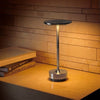 Sleek Metallic Cordless Table Lamp