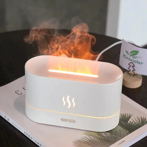 Flame effect air humidifier