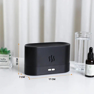 Flame effect air humidifier