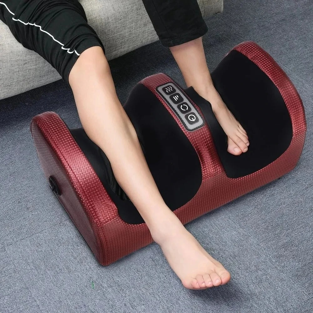 Electric Foot Massager | Deep Kneading, Heat & Pain Relief Therapy
