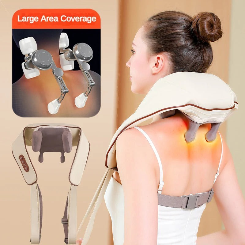 Neck and Back Massager – Pain Relief for Neck and Back, Deep Relaxing Massage