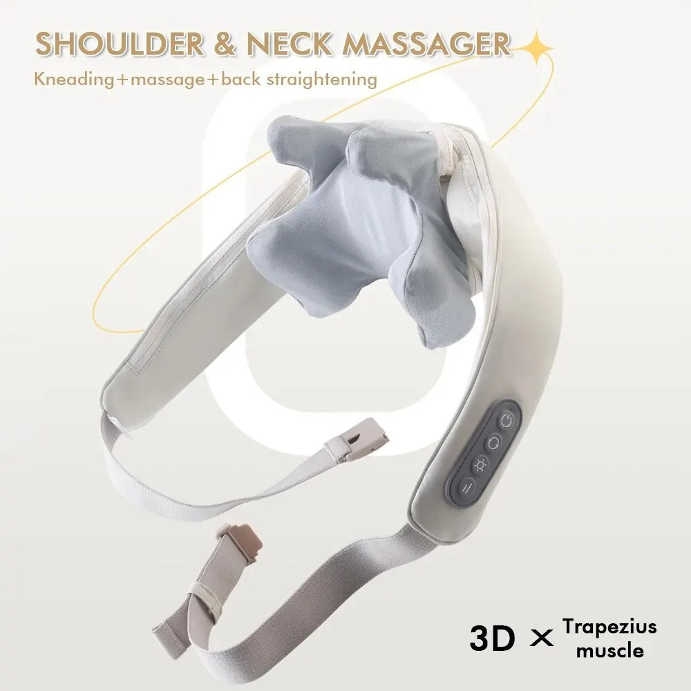 Neck and Back Massager – Pain Relief for Neck and Back, Deep Relaxing Massage