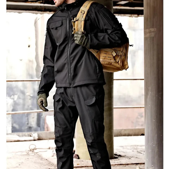 Men’s Tactical Jacket & Cargo Pants Set – Waterproof, Durable & Multi-Pocket