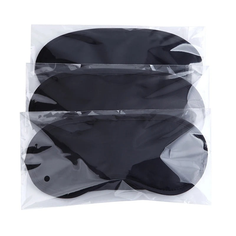 2 Black Sleep Masks
