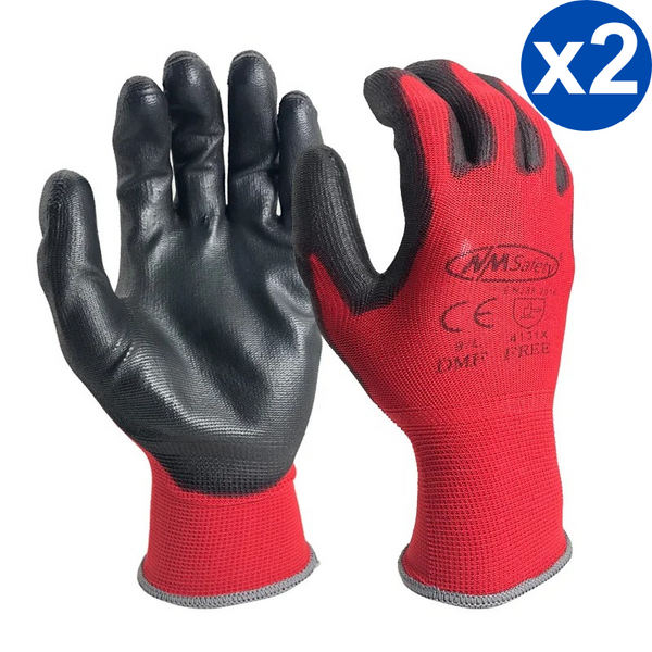 2 Pairs of Work Gloves