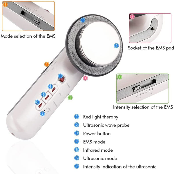 3 in 1 Ems Anti-cellulite massager