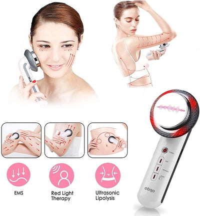 Cellulite massager 3 in 1 with Ems ion red lights